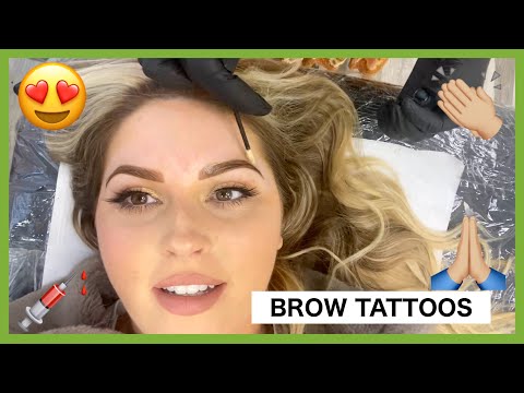 new eyebrow tattoos! ? Vlog 675