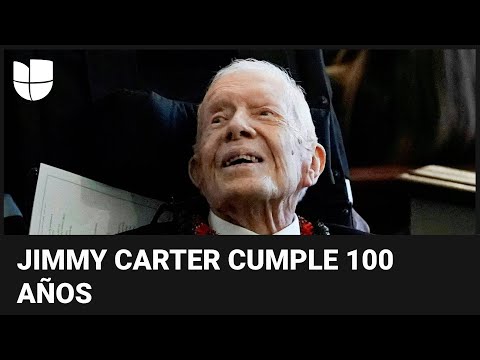 Jimmy Carter se convierte en el primer expresidente de Estados Unidos en cumplir 100 años