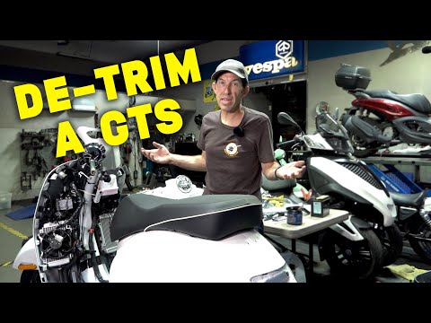 How to Completely Detrim & Remove Body Work from a 2023- Vespa GTS 300 HPE