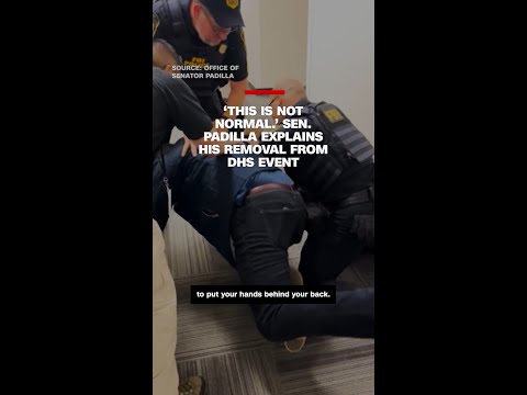 ‘This is not normal’: Sen. Padilla explains his removal from DHS event