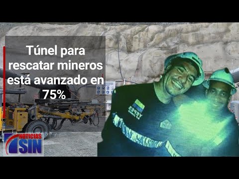 Túnel para rescatar mineros está avanzado en 75%, según Cormidom