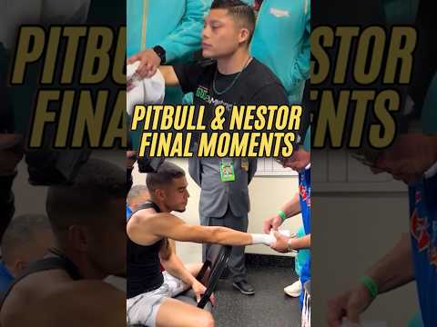 Pitbull Cruz &amp; Nestor Bravo <strong>FINAL</strong> MOMENTS before going <strong>to</strong> WAR!