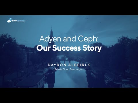Adyen and Ceph: Our Success Story | CloudStack and Ceph Day 2024