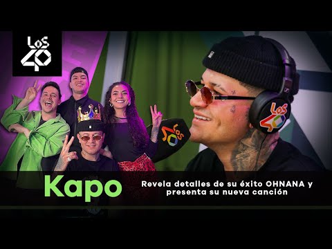 Kapo revela detalles de su éxito mundial OHNANA y presenta su nueva canción