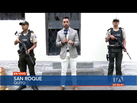 Varios tacos de dinamita fueron encontrados en una UPC en San Roque, centro de Quito