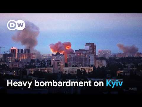 Barrage of Russian drones and missiles strikes Kyiv, killing at least 6 | DW News