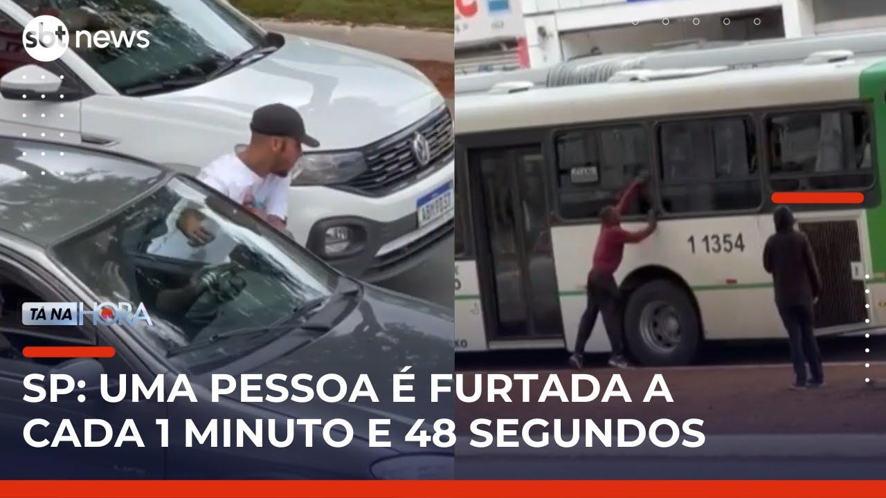 São Paulo registra um furto a cada 1 minuto e 48 segundos em 2025 segundo SSP | TanaHora