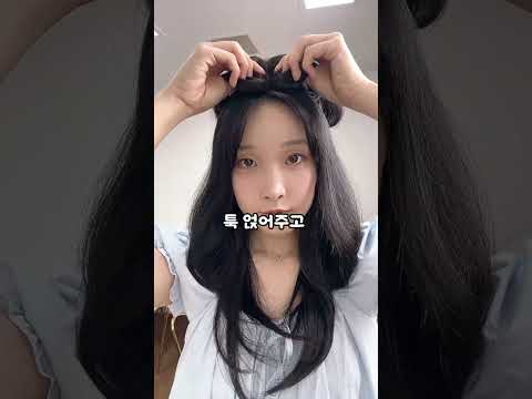 장마에도 절대 지켜 앞머리..!!