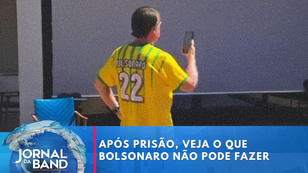 Bolsonaro não poderá receber visitas durante prisão domiciliar I Jornal da Band