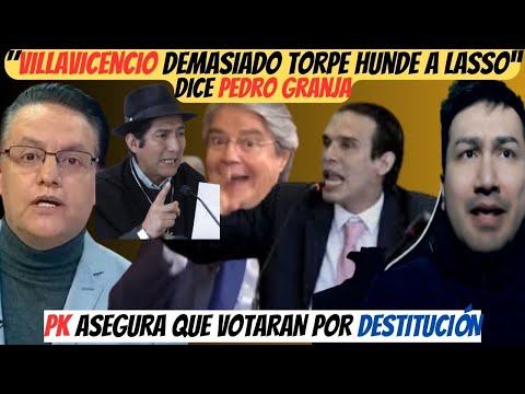 Pedro Granja tilda de “Torpe” a Villavicencio | Quishpe asegura destitución | Lasso vs. Lasso