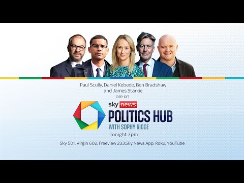 Watch Politics Hub with Sophy Ridge: Chancellor signals he's prioritising tax cuts in the Budget