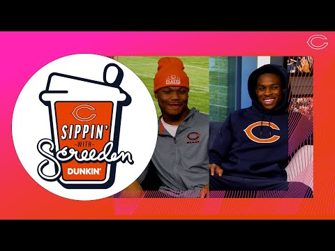 Sippin' with Screeden: David Montgomery and Darnell Mooney talk Halloween favorites | Chicago Bears video clip