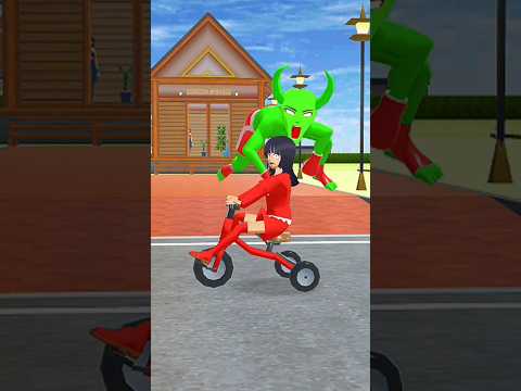 MiO on tricycle and zombie attack on her 🤯🥵 🔥 #sakuraschoolsimulator #zombie #horror