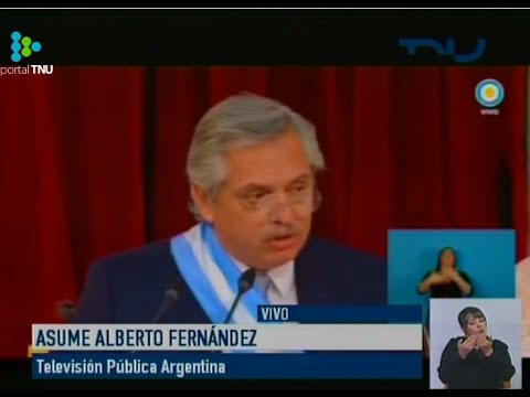 Alberto Fernández asumió como presidente de Argentina: “Tenemos que superar el muro del hambre”