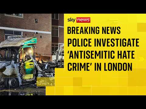 Police launch investigation after arson attack on ambulances in north London