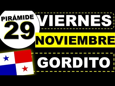 Pirámide de la Suerte Gordito Zodiaco Millonario Lotería de Panamá Para el Viernes 29 Noviembre 2024