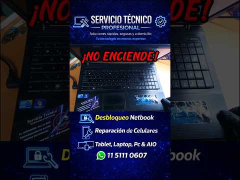 ✅ mi Laptop no enciende Solución pantalla negra, LED parpadea, no carga Dell HP Lenovo Acer Asus