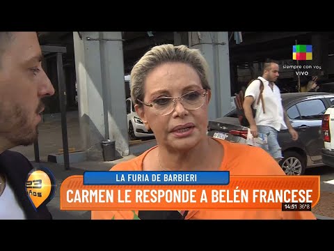 Carmen Barbieri le respondió a Belén Francese y Karina Iavícoli