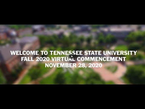 Fall 2020 Virtual Commencement