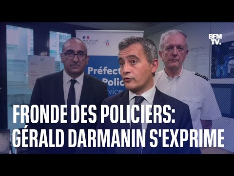 Fronde des policiers: Gérald Darmanin s'exprime pour la première fois depuis le début de la crise