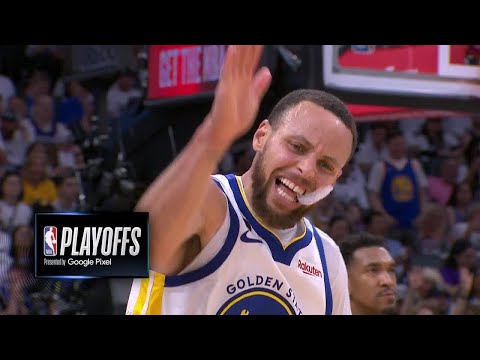 Steph Curry signals to light the beam after eliminating the Kings in Game 7  | NBA on ESPN video clip