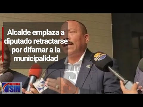 Alcalde emplaza a diputado retractarse por difamar a la municipalidad