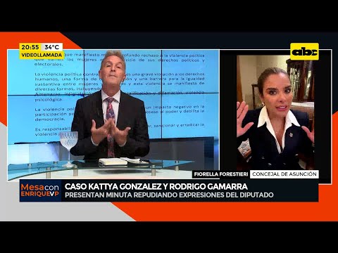 Caso Kattya González y Rodrigo Gamarra: presentan minuta repudiando expresiones del diputado