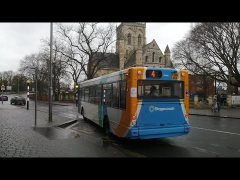 Buses on Bethlehem Street, Grimsby (07/01/2023)
