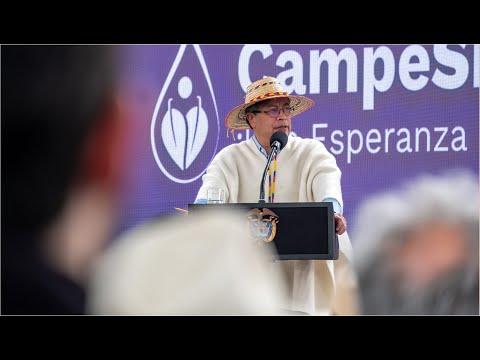 Palabras del presidente Gustavo Petro en lanzamiento del programa CampeSENA Una esperanza de vida