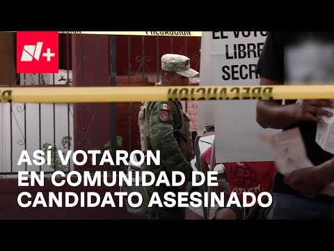 Asesinato de José Alfredo Cabrera; Así votaron en Coyuca de Benítez tras asesinato de candidato