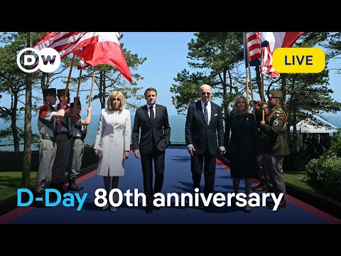 Omaha Beach live: 80th anniversary of D-Day allied landings in Normandy | DW News