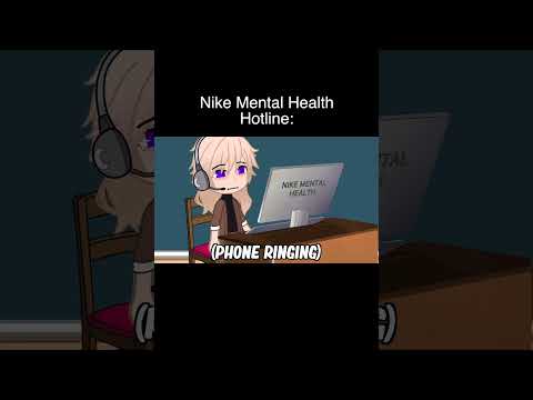 Nike Mental Health Hotline | Gacha Life #Shorts