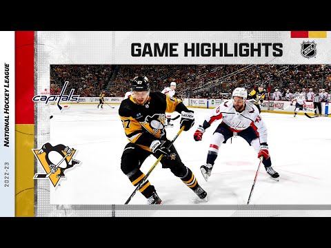 Capitals @ Penguins 3/25 | NHL Highlights 2023