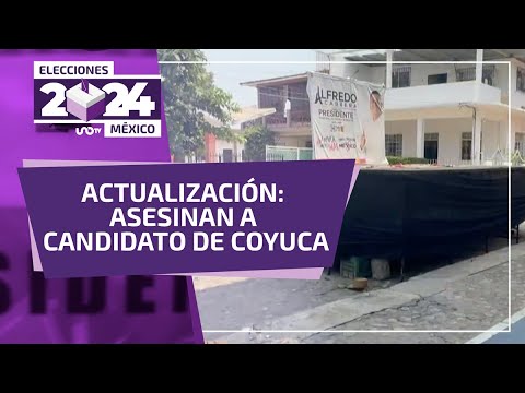 Fuertes imágenes: momento en que matan a candidato en Coyuca de Benítez, Guerrero