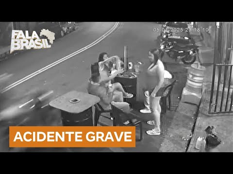 Motociclista descontrolado atropela mulher que estava em bar na zona leste de São Paulo; veja vídeo