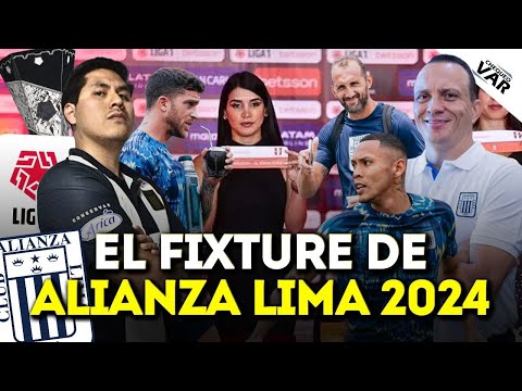 SORTEO de la LIGA 1 EN VIVO: ALIANZA LIMA conoce su FIXTURE para el 2024 del fútbol peruano