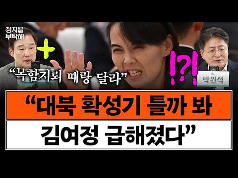 "우리 쪽 기류가 이틀 <strong>만에</strong> 확 바뀌니...확성기 틀까봐 김여정 급해졌다"? (신지호 전 국민의힘 <strong>의원</strong>, 박원석 전 정의당 <strong>의원</strong>) 📌 여의도 처방전