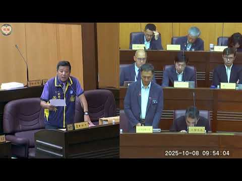 1141008市議員黃敬平市長施政報告質詢