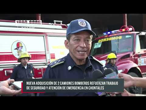 Nuevas unidades bomberiles se desplazan hacia San Pedro de Lóvago, Chontales - Nicaragua