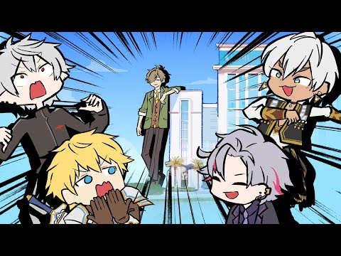 ホテルよりデカいオリバー・エバンスに驚く葛葉たち【葛葉/イブラヒム/エクス・アルビオ/不破湊】