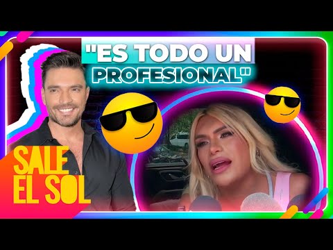 ¡Julián Gil le ENSEÑÓ a Wendy Guevara a dar BESOS de telenovela! | Sale el Sol