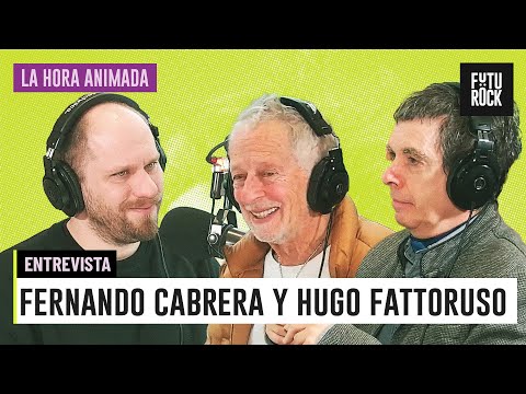 FERNANDO CABRERA y HUGO FATORUSSO con MATIAS MESSOULAM en LA HORA ANIMADA