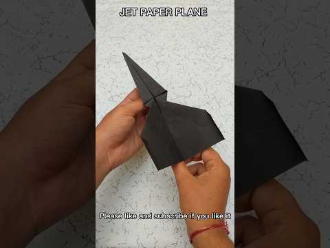 How to make a Jet Paper Plane that's Flies Far #shorts #DIY #Paperplane #Jetpaperplane #TBSHORTS