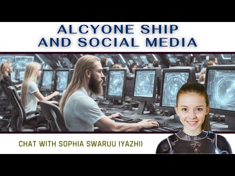 Taygetans in the Social Media - Arrival of Starship Alcyone - Yazhi Swaruu