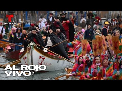 EN VIVO: Cientos de barcos desfilan por Venecia para marcar el inicio del carnaval | Al Rojo Vivo