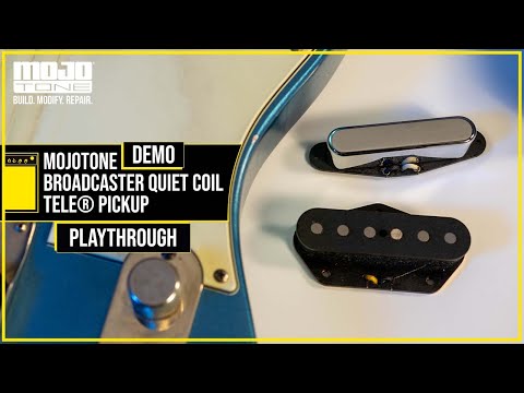 MOJOTONE BROADCASTER QUIET COIL TELE ® PICKUP - DEMO