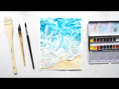 Painting Water // Tropical Blue