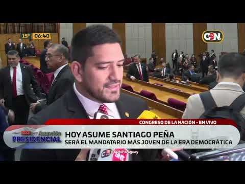 Traspaso de mando presidencial: Santiago Peña, presidente 2023-2028