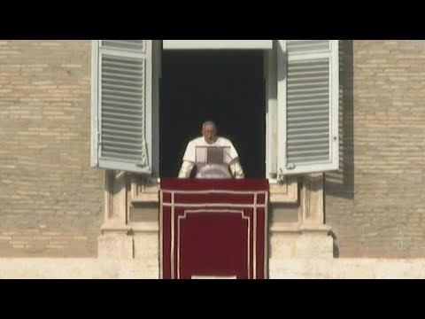 Le pape prie pour les victimes de la guerre lors de sa dernière prière de l'Angélus de 2023 | AFP