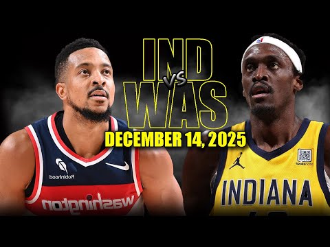 Indiana Pacers vs Washington Wizards Full Game Highlights – December 14, 2025 | NBA Season